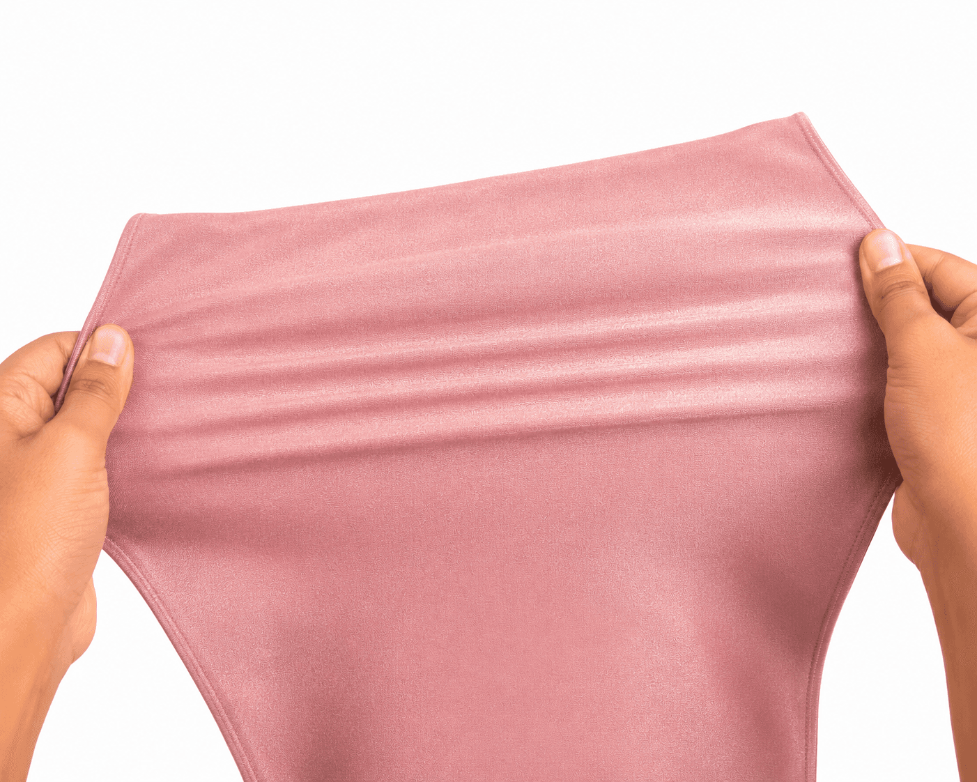 Rose Gold Shimmer Leggings — 200 GSM Polyester Fabric Detail
